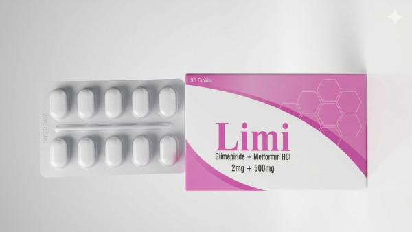 Limi Glimepiride + Metformin HCI 2mg + 500mg